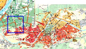 carte de Innsbruck en allemand