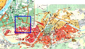 carte de Innsbruck en allemand