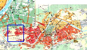 carte de Innsbruck en allemand