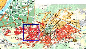 carte de Innsbruck en allemand