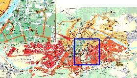 carte de Innsbruck en allemand