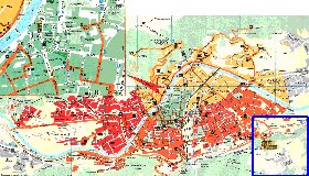 carte de Innsbruck en allemand