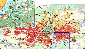 carte de Innsbruck en allemand