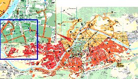 carte de Innsbruck en allemand