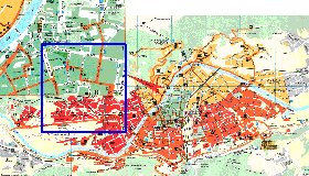 carte de Innsbruck en allemand