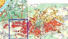 carte de Innsbruck en allemand