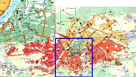 carte de Innsbruck en allemand