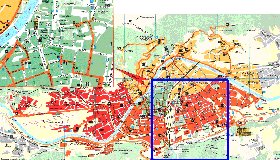 carte de Innsbruck en allemand