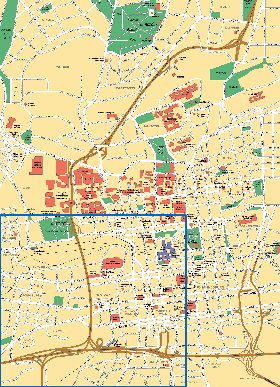 carte de Johannesburg