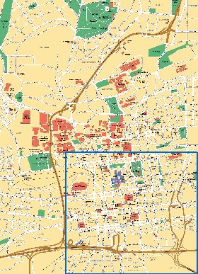 carte de Johannesburg