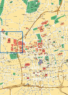 carte de Johannesburg