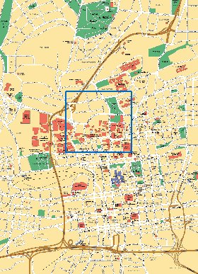 carte de Johannesburg