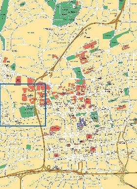 carte de Johannesburg