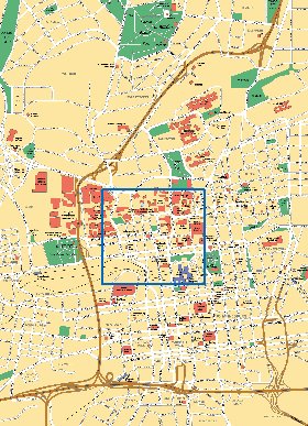 carte de Johannesburg