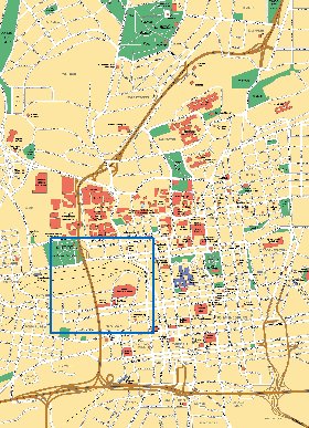 carte de Johannesburg