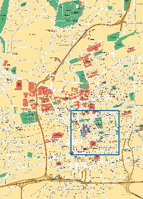 carte de Johannesburg