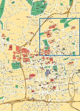 carte de Johannesburg