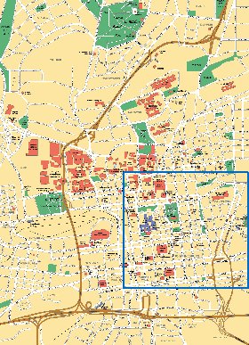 carte de Johannesburg