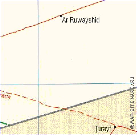 Administrativa mapa de Jordania