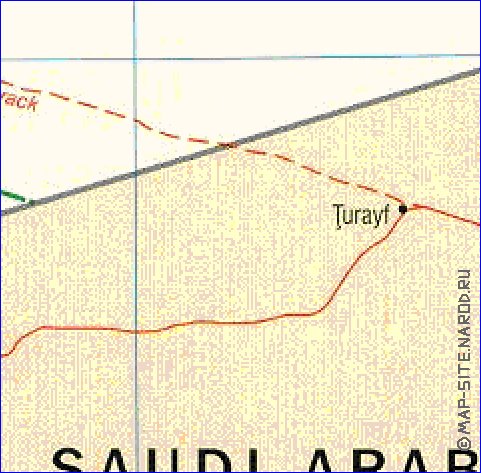 Administratives carte de Jordanie