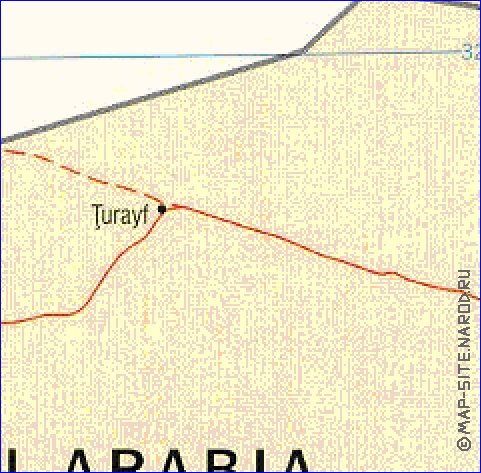 Administratives carte de Jordanie