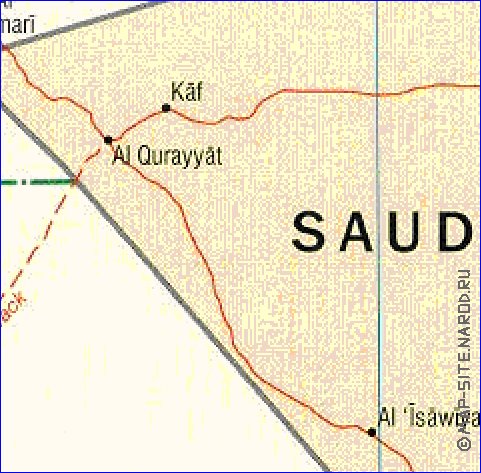 Administratives carte de Jordanie