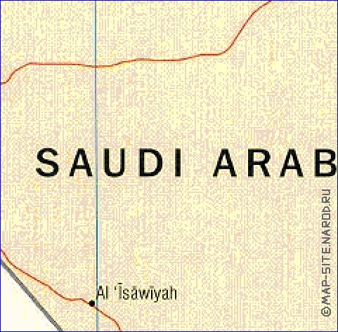 Administrativa mapa de Jordania