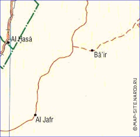 Administrativa mapa de Jordania