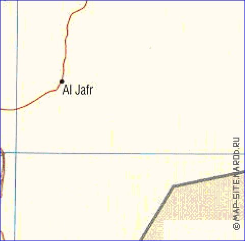 Administrativa mapa de Jordania