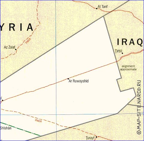 Administratives carte de Jordanie