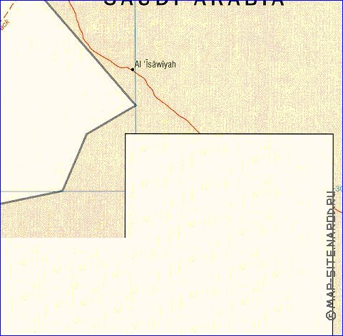 Administratives carte de Jordanie