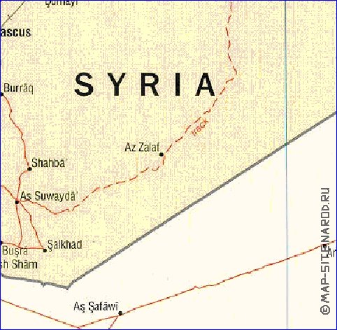 Administrativa mapa de Jordania