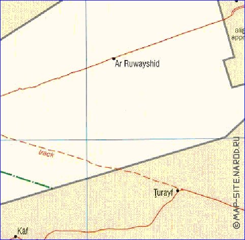 Administrativa mapa de Jordania