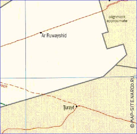 Administratives carte de Jordanie