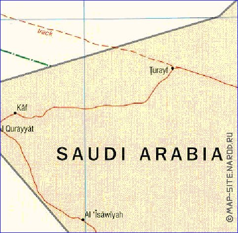 Administratives carte de Jordanie