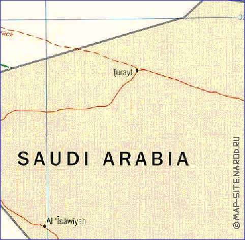 Administrativa mapa de Jordania