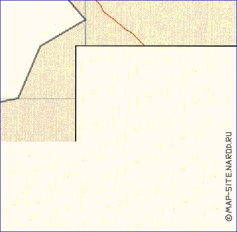 Administrativa mapa de Jordania