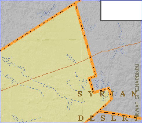 Fisica mapa de Jordania