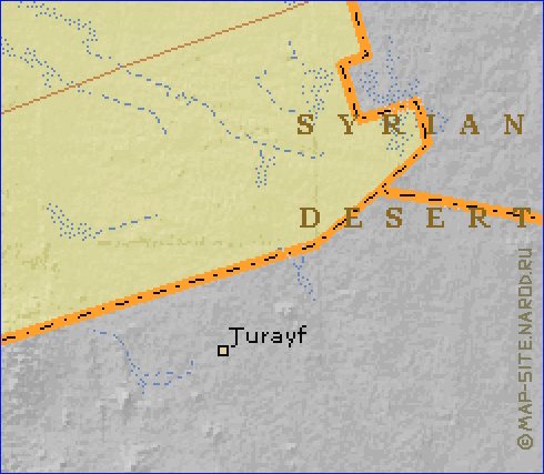 Fisica mapa de Jordania