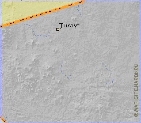 Fisica mapa de Jordania