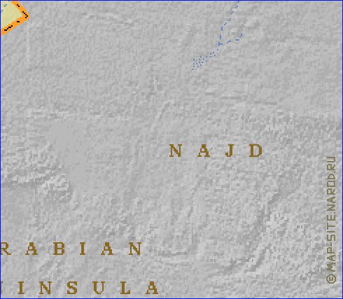 Fisica mapa de Jordania