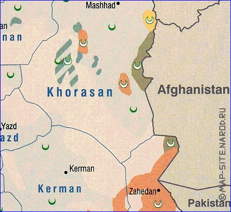 Administratives carte de Iran