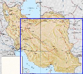 mapa de Irao em ingles