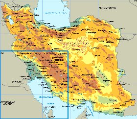 Fisica mapa de Irao