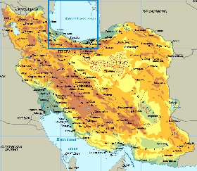 Fisica mapa de Irao