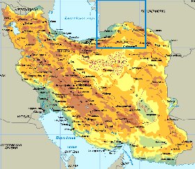 Fisica mapa de Irao