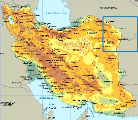 Fisica mapa de Irao