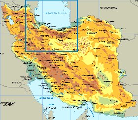 Fisica mapa de Irao