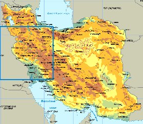 Fisica mapa de Irao