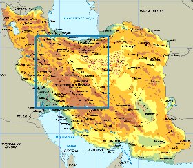 Fisica mapa de Irao